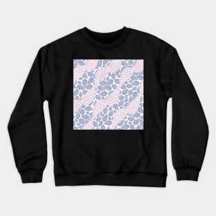 Wavy Paisley Polka Dots | Violet n’ Lavender Digital Illustration Crewneck Sweatshirt